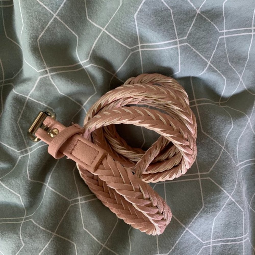 Old Navy pink woven belt